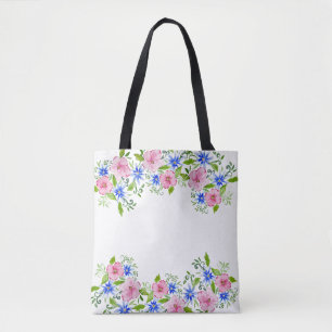 Elegantes Blumenmuster Tasche