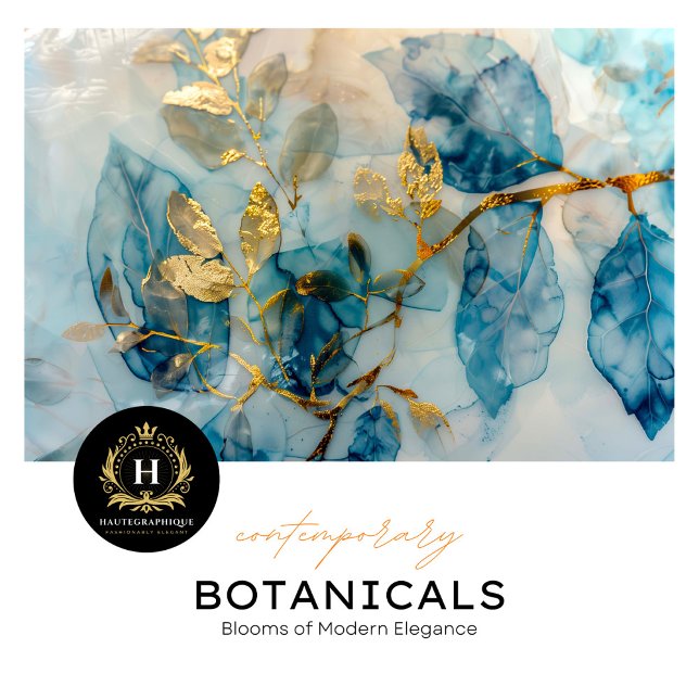 Elegantes Blumenmuster und Gold Leaf Tissue Decoup Seidenpapier (Von Creator hochgeladen)