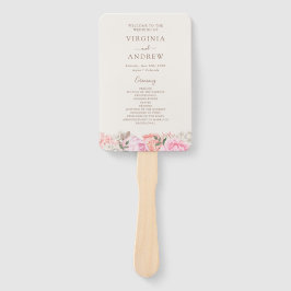 Elegantes Blumenprogramm Fächer