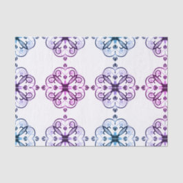 Elegantes Blumenseidenpapier Retro Seidenpapier