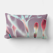 Elegantes Blumenwirbelkissen