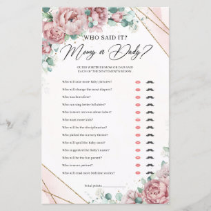 Elegantes, blütendes goldenes Grün Mommy oder Dadd