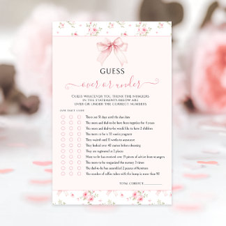 Elegantes Bogen-Blumen-Baby-Shower-Über-oder-Unter