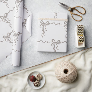 Elegantes Bogenmuster Geschenkpapier