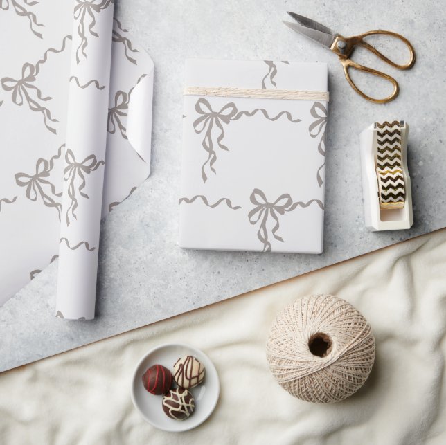 Elegantes Bogenmuster Geschenkpapier (Kunsthandwerk)