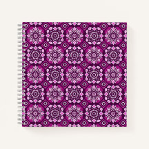 Elegantes Boho Chic Geometric Floral Pattern