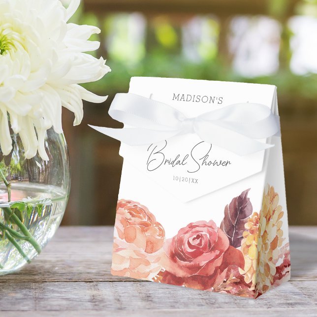 Elegantes Boho Chic Watercolor Brautparty Geschenkschachtel (Von Creator hochgeladen)