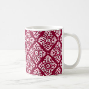 Elegantes Boho Geometric Floral Pattern Kaffeetasse