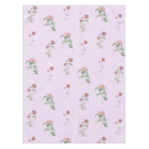 Elegantes Boho-Vintage-Lila-Blumenmuster-Frühling