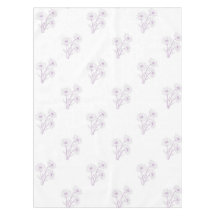 Elegantes Boho-Vintage-Lila-Blumenmuster-Frühling