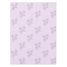 Elegantes Boho-Vintage-Lila-Blumenmuster-Frühling