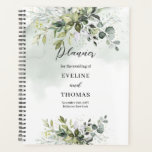Elegantes botanisch-grünes Eukalyptusgold Planer<br><div class="desc">Die Planung einer Hochzeit kann ein Mix aus Spannung und überwältigenden Details sein, weshalb der Botanische Grüne Eukalyptus Gold Planner für Hochzeiten in elegantem Watercolor zu einem ruhigen Atemzug an frischer Luft wird. Sein zartes botanisches Design bringt eine Touch von Natur und Eleganz auf jede Seite, sodass der Planungsprozess nicht...</div>