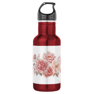 Elegantes botanisches Duftkerzengeschenk Edelstahlflasche