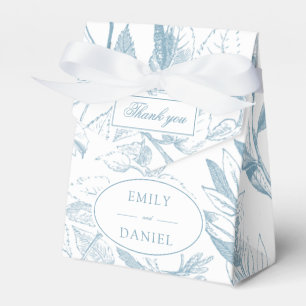 Elegantes Botanisches Hochzeitstil-Brautparty Geschenkschachtel