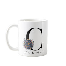 Elegantes Botanisches Monogramm | Benutzerdefinier