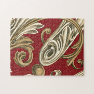 Elegantes botanisches Motiv mit TAN-Laub