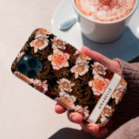 Elegantes botanisches Muster Monogramm