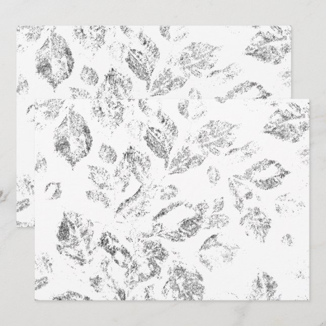 Elegantes botanisches Ordner-Set (Vorne/Hinten)
