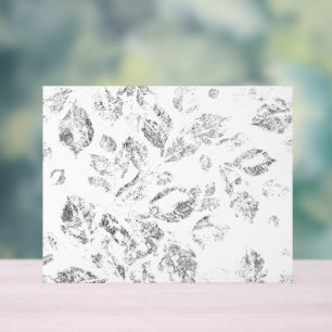 Elegantes botanisches Ordner-Set Acrylschild