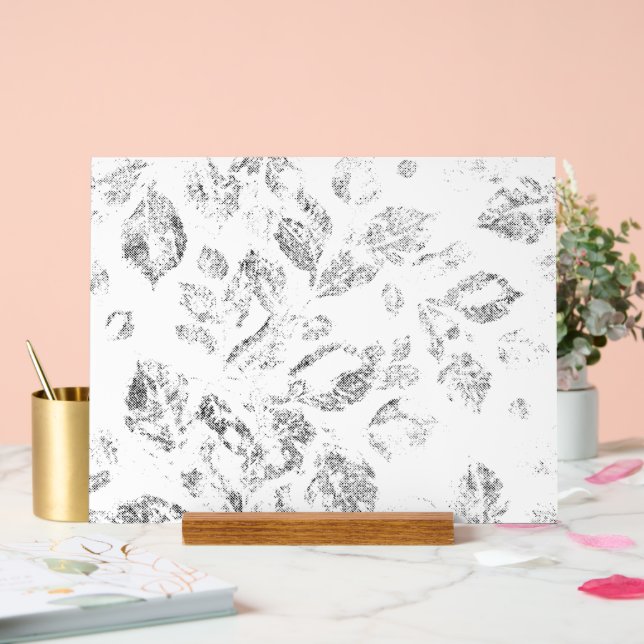 Elegantes botanisches Ordner-Set Acrylschild (Hochzeit)