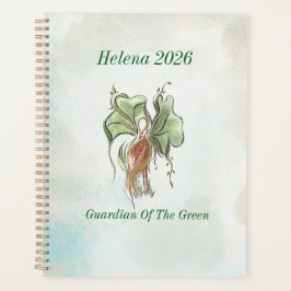 Elegantes botanisches Vogel-Motiv  Planer