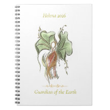 Elegantes botanisches Vogelheft