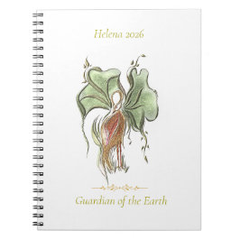 Elegantes botanisches Vogelheft Notizblock