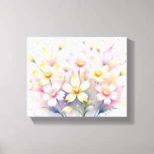 Elegantes Bouquet Leinwanddruck