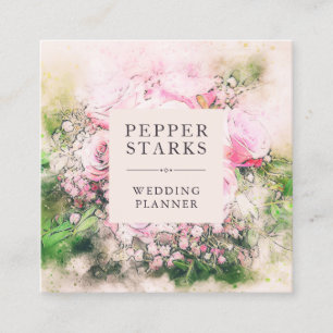 Elegantes Bouquet  Visitenkarte