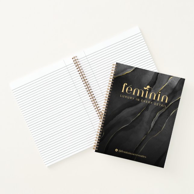 Elegantes Brand Spiral Notebook Notizbuch (Innenseite)