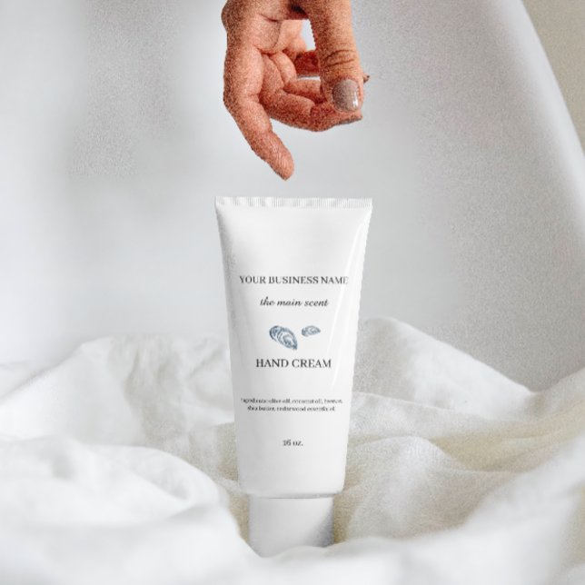 Elegantes Branding für Handcreme mit individueller Rechteckiger Aufkleber (Von Creator hochgeladen)