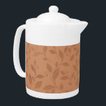 Elegantes braunes Abstraktes Herbstleaves-Muster<br><div class="desc">Dieses elegante, abstrakte Herbstblatt-Muster mit einer subtilen, grundigen Textur wird bestimmt jedem gefallen, der seine Hütte, seine Jagdlodge oder seine Grotte aufpolieren möchte. Dieses moderne, sich wiederholende Muster ist auch das perfekte Geschenk für Ihren Lieblingsnaturliebhaber. Vergessen Sie nicht, die Karo-Kollektion, die zusammen mit diesem wunderschönen Naturmuster die launenhafte Hirschkunst und...</div>