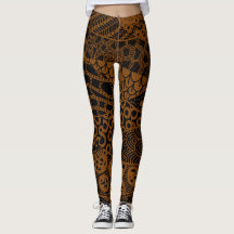 Elegantes braunes geometrisches Abstraktes Tribal-