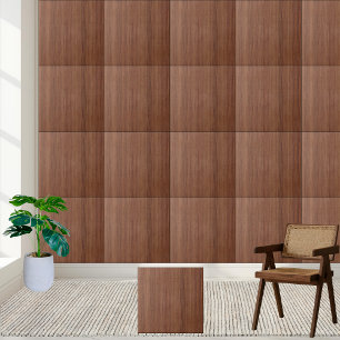 Elegantes braunes Holzkorn Realistisches Holz Fliese