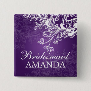 Elegantes Brautjungfern-Geschenk Antike Wirbel Lil Button