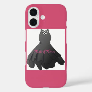 Elegantes Brautjungfernkleid für die Hochzeit iPhone 16 Hülle