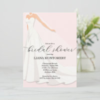 Elegantes Brautkleid Rosa Brautparty