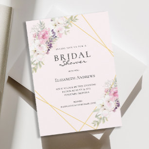 Elegantes Brautparty Boho Einladung Invitation