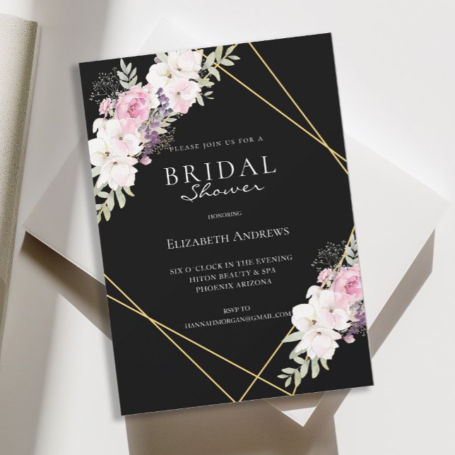 Elegantes Brautparty Boho Einladung Invitation (Créateur téléchargé)