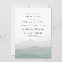 elegantes Brautparty Einladung