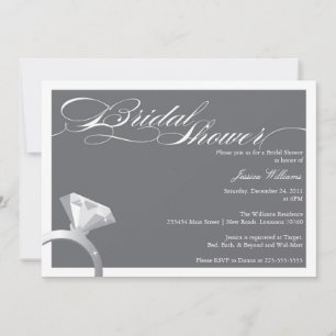 Elegantes Brautparty Einladung