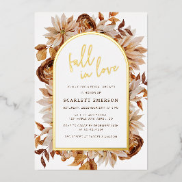 Elegantes Brautparty Folieneinladung