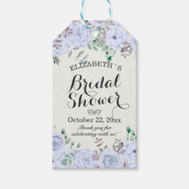 Elegantes Brautparty für Hochzeiten mit Wasserfarb Geschenkanhänger