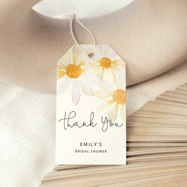 Elegantes Brautparty in der Wildblume Geschenkanhänger (Von Creator hochgeladen)