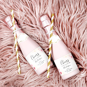 Elegantes Brautparty in Rosa und Rot