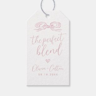 Elegantes Brautparty mit dem perfekten Blend Rosa  Geschenkanhänger
