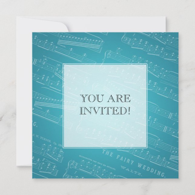 Elegantes Brautparty Novelle Einladung (Vorderseite)