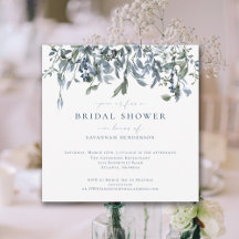 Elegantes Brautparty Watercolor