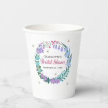 Elegantes Brautparty Wildblumen Garland