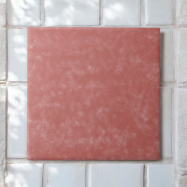 Elegantes Brick Red Watercolor Marmor Monochrom Fliese